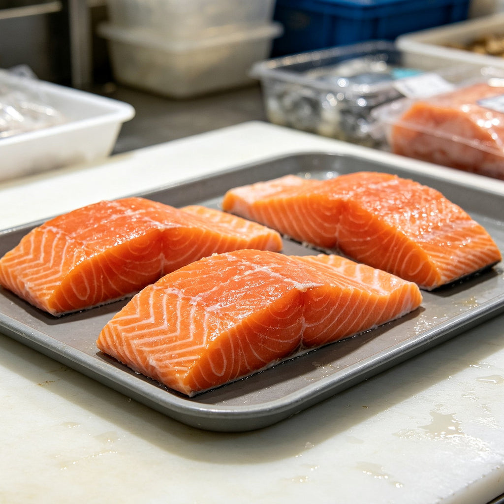 Seared Skin-On Salmon Fillets - view 3